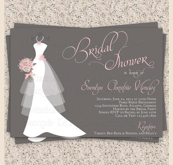 printable bridal shower invitation templates