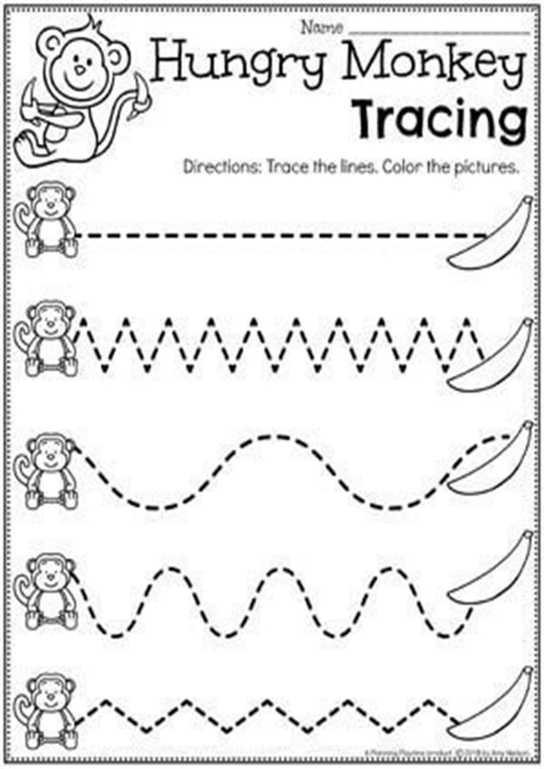 trace lines worksheets