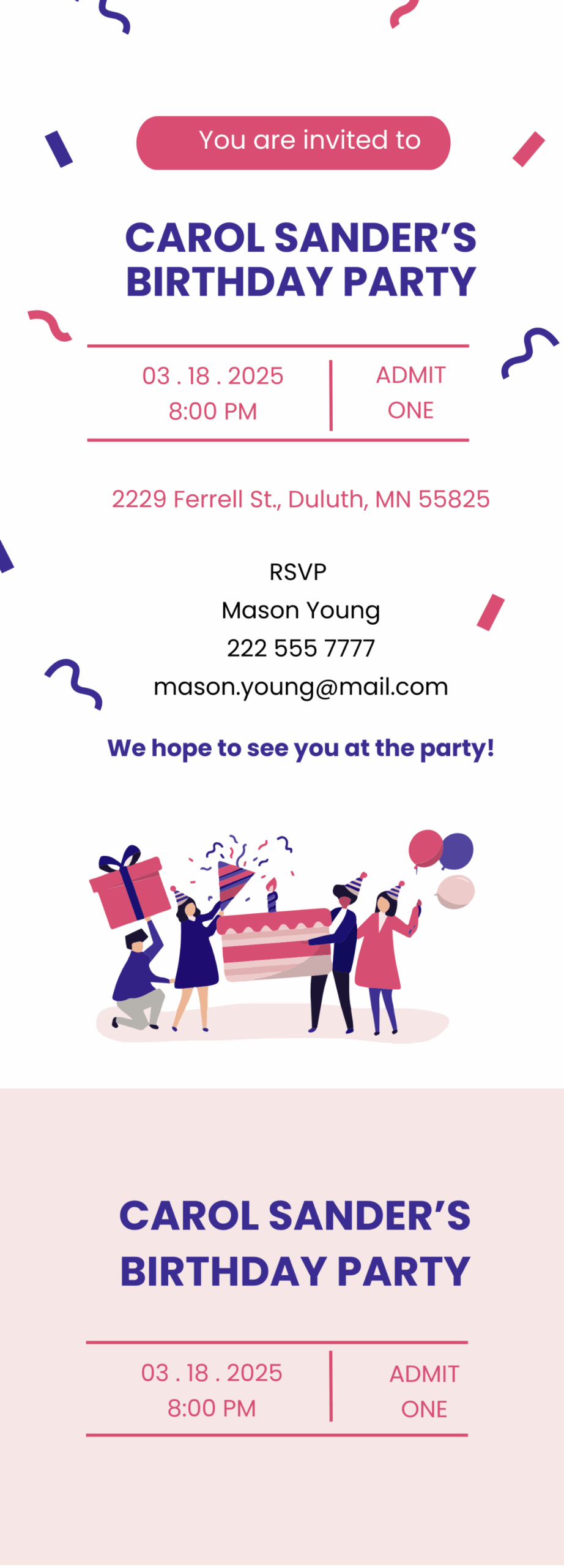 soccer birthday party invitation template
