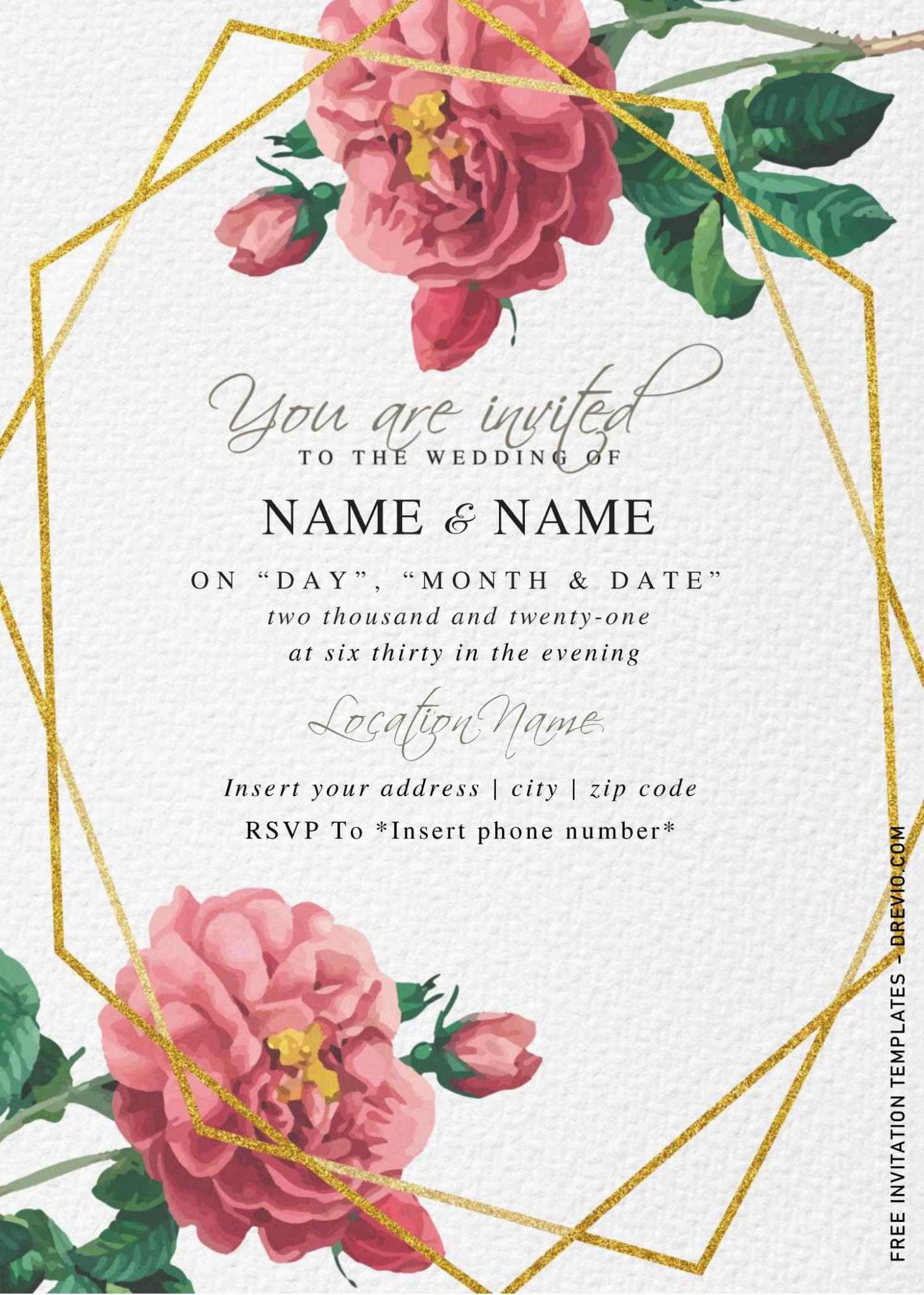 pinterest wedding invitation templates free