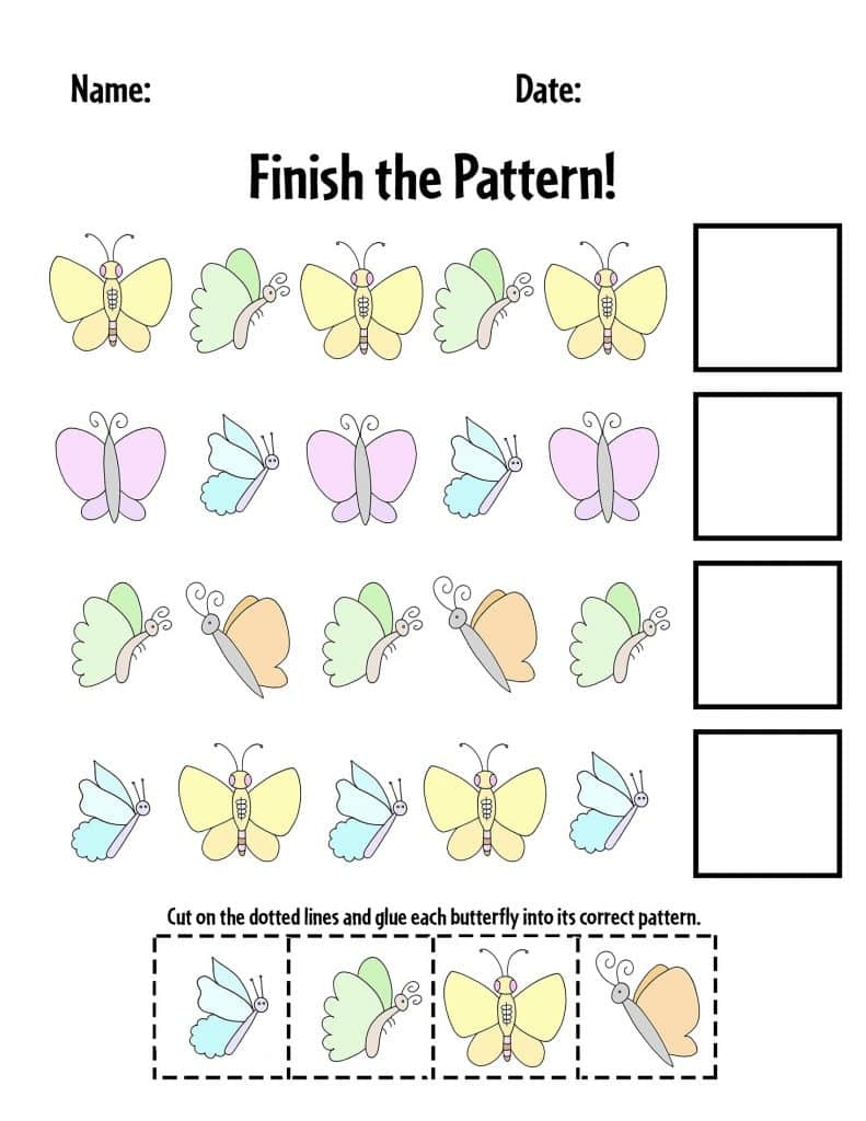 FREE Butterfly Worksheets The Hollydog Blog Worksheets Library