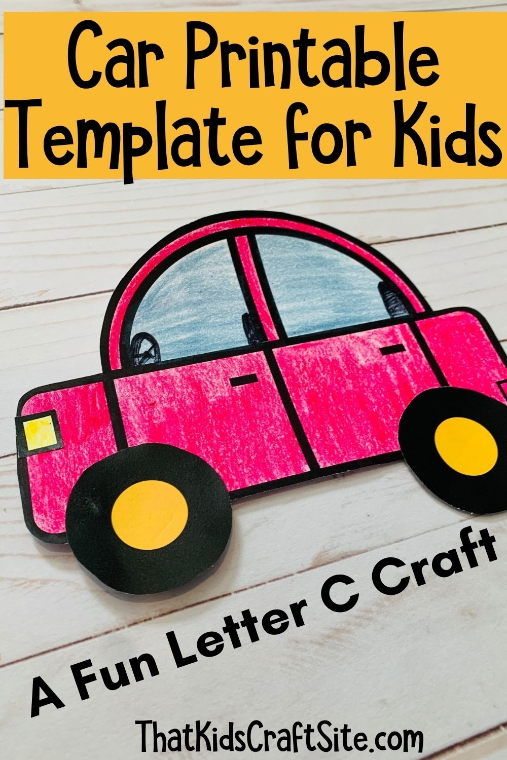 Free Car Printable Craft For Kids That Kids 39 Craft Site