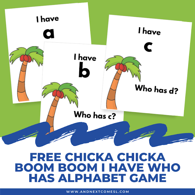 Free Chicka Chicka Boom Boom Printables For Kids Printable Chicka 