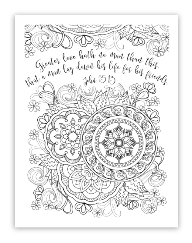 Free Christian Coloring Pages For Adults Roundup JoDitt Designs