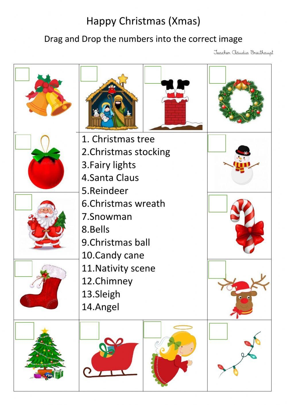 Free Christmas English Worksheet Download Free Christmas English 