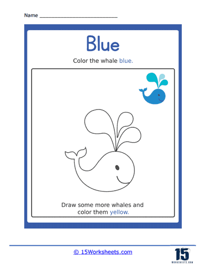 Free Color Blue Worksheet For Preschool Download Free Color Blue 
