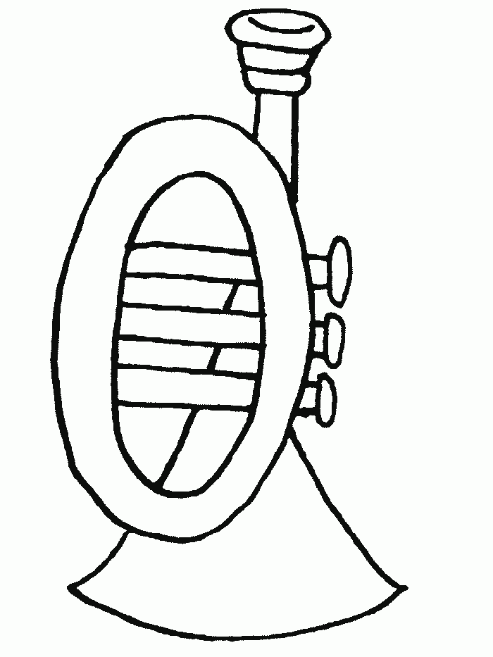 Music Instruments Coloring Pages