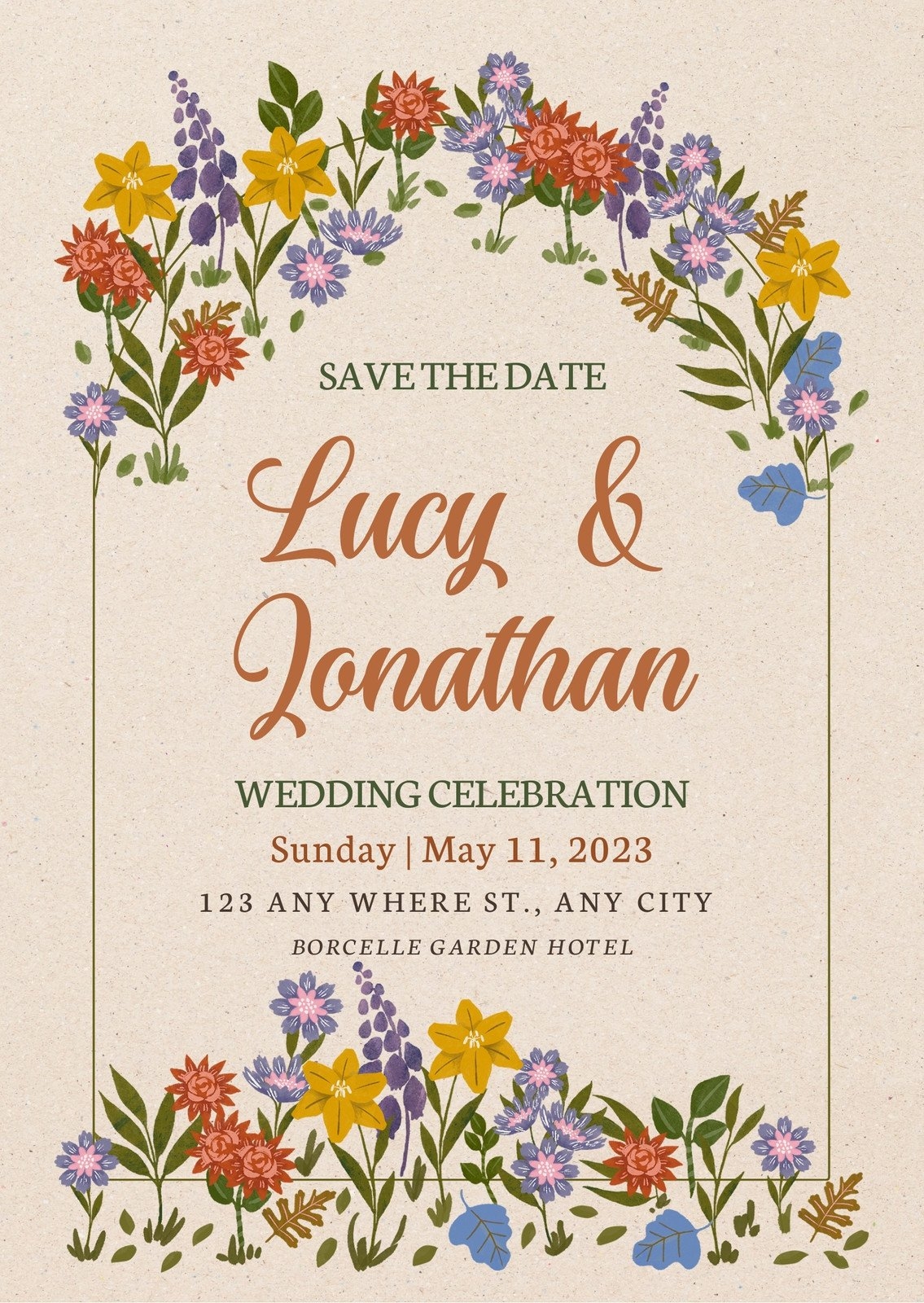rustic invitation templates