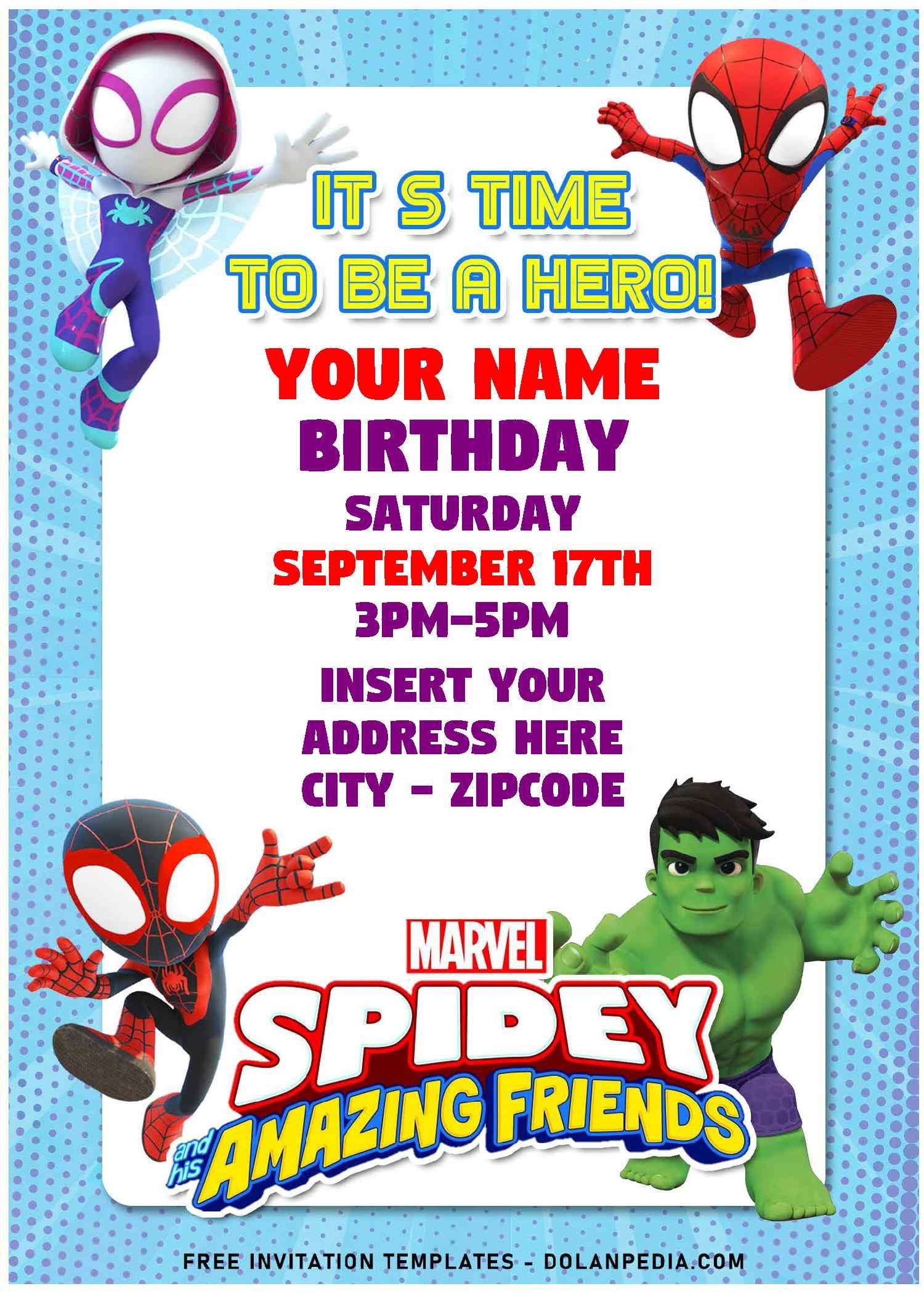 postcard party invitation template free