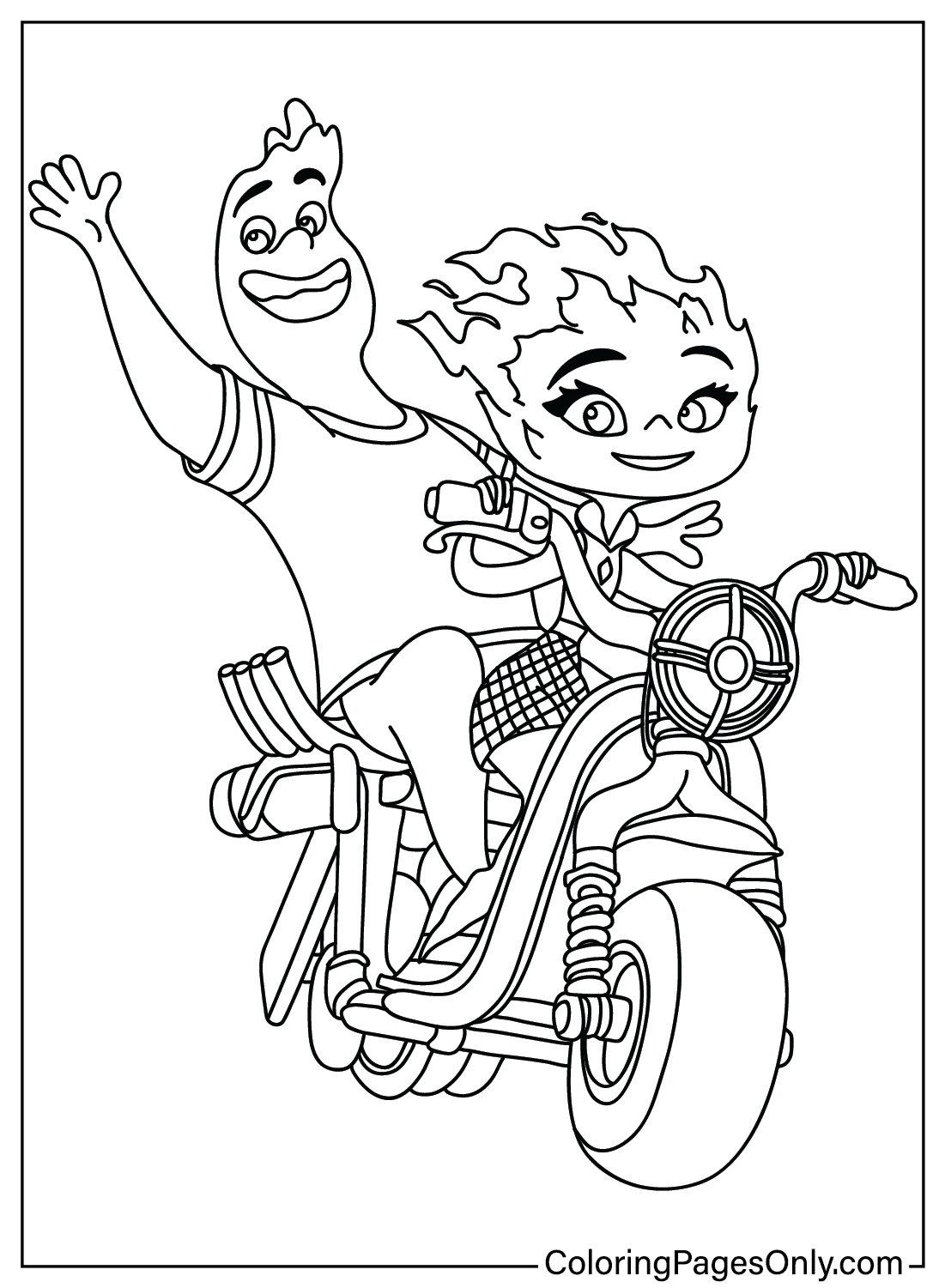 Free Elemental Coloring Page Free Printable Coloring Pages