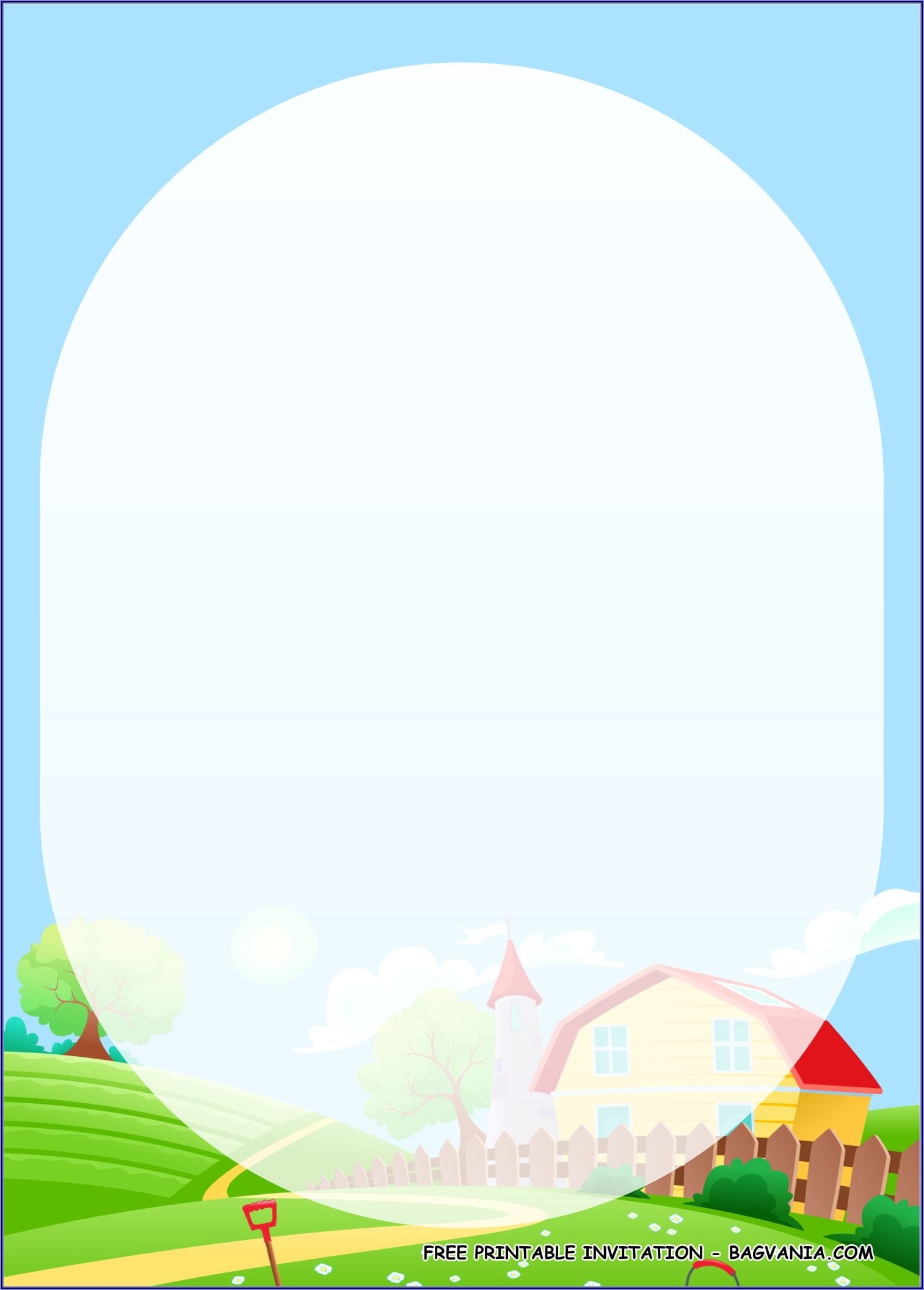printable farm animal invitation template free