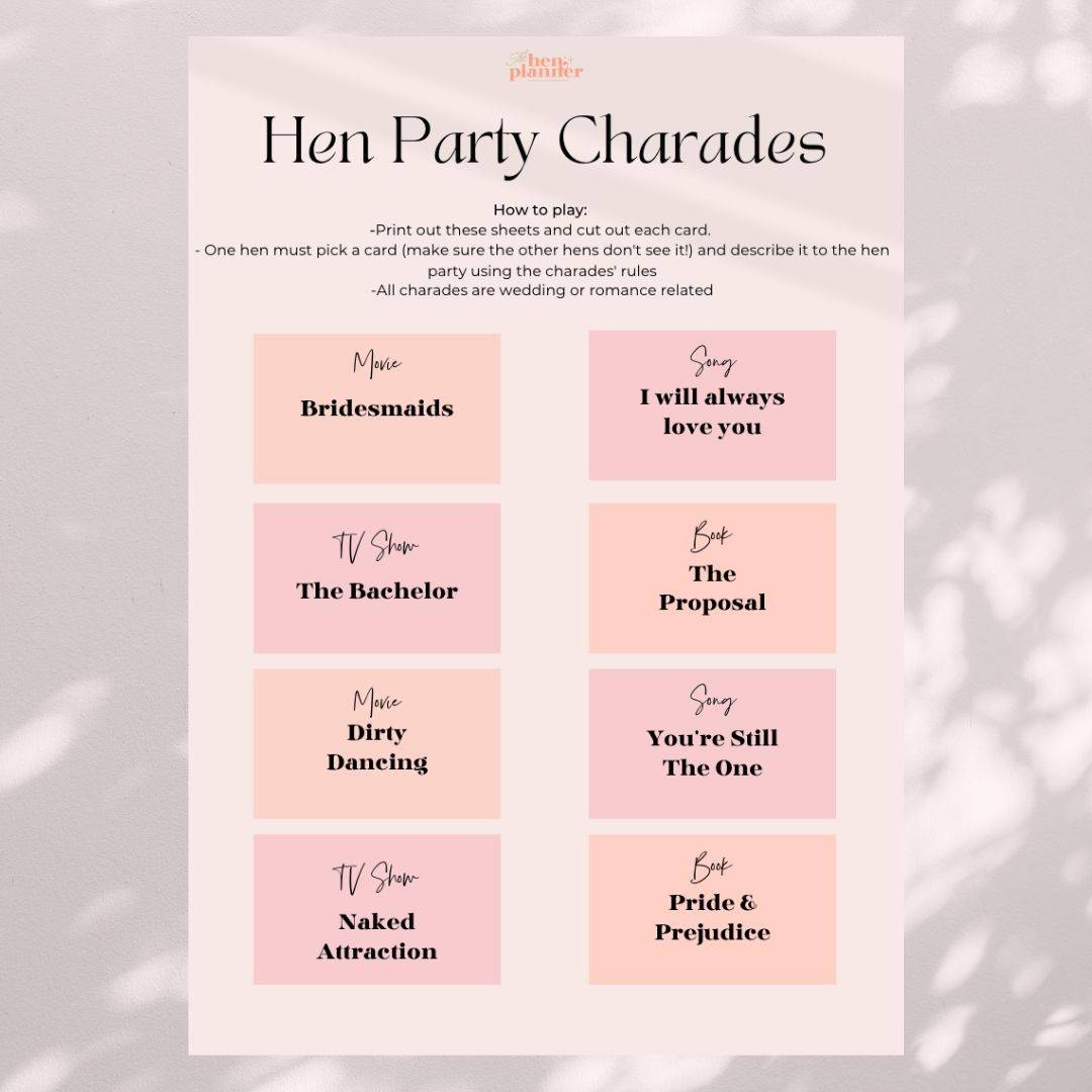 hen party games printable pdf free download