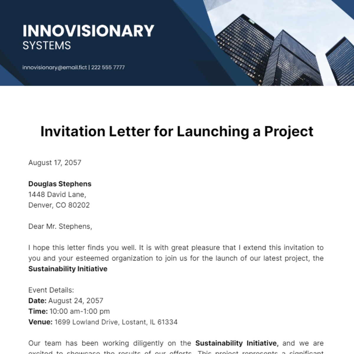 product launch invitation template