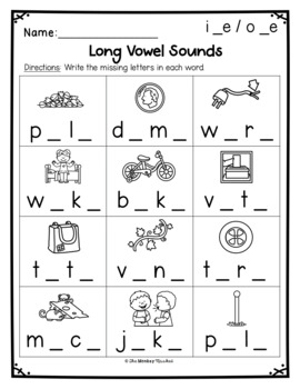 FREE Long Vowel Sounds Worksheets Worksheets Library