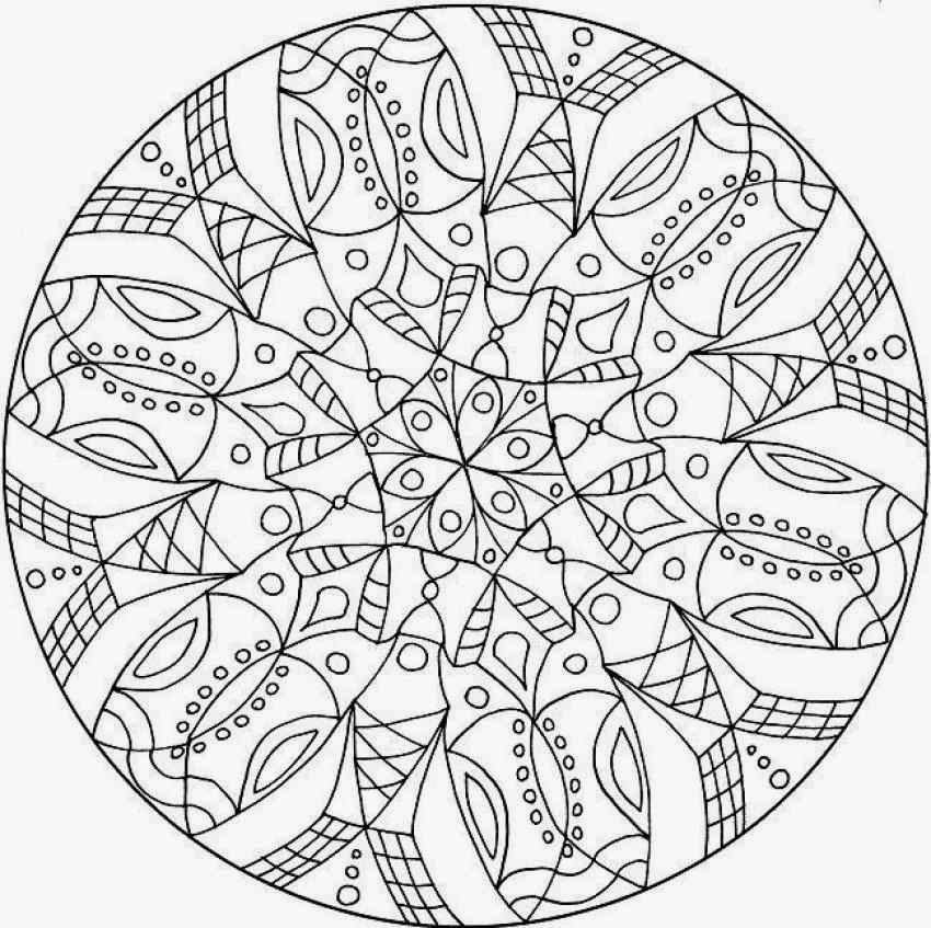 print free mandala coloring pages