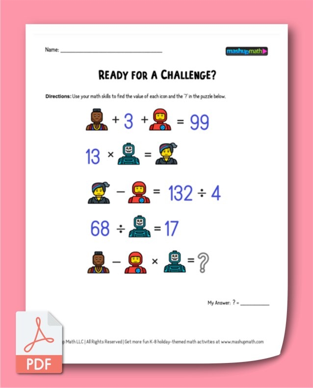 printable maths games and puzzles pdf grade 7