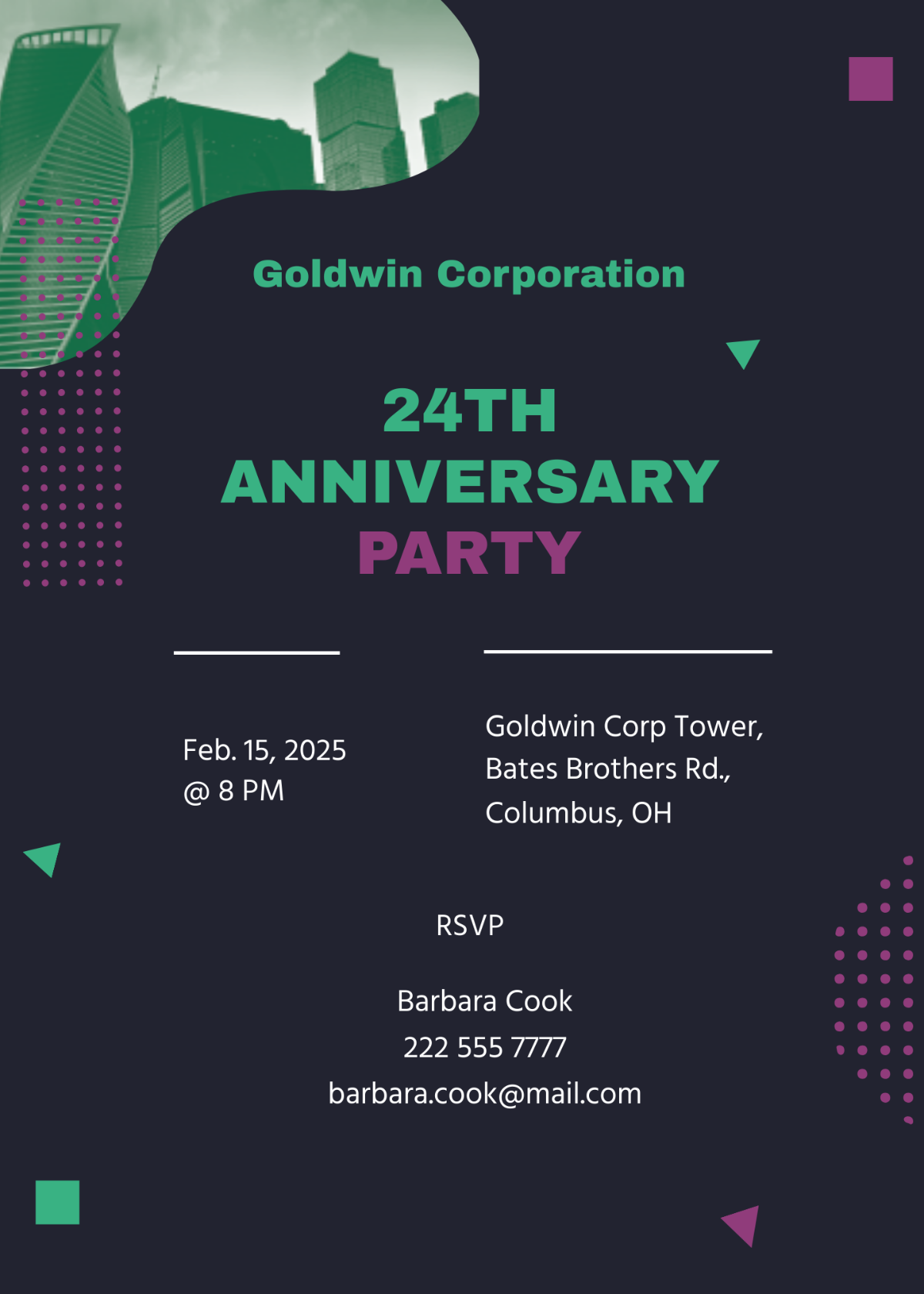 Free Meeting Professional Invitation Template Edit Online Download
