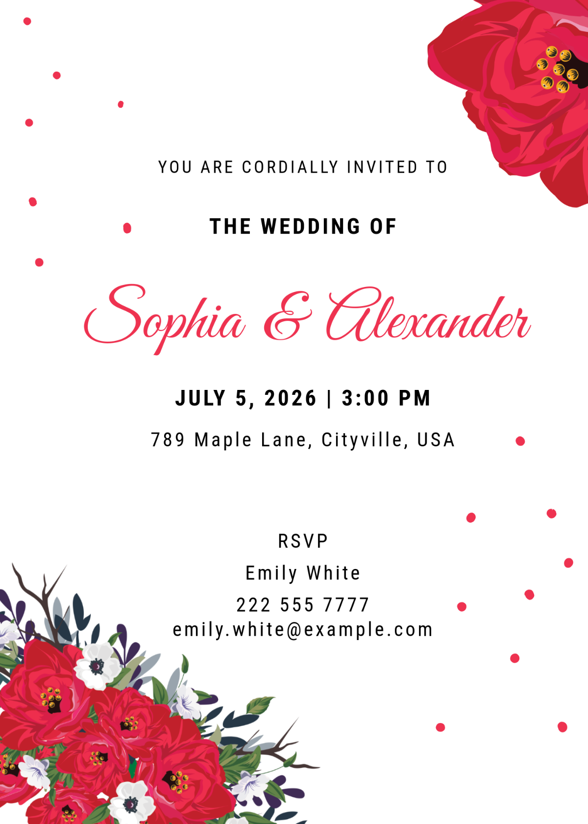 Free Muslim Wedding Invitation Template To Edit Online