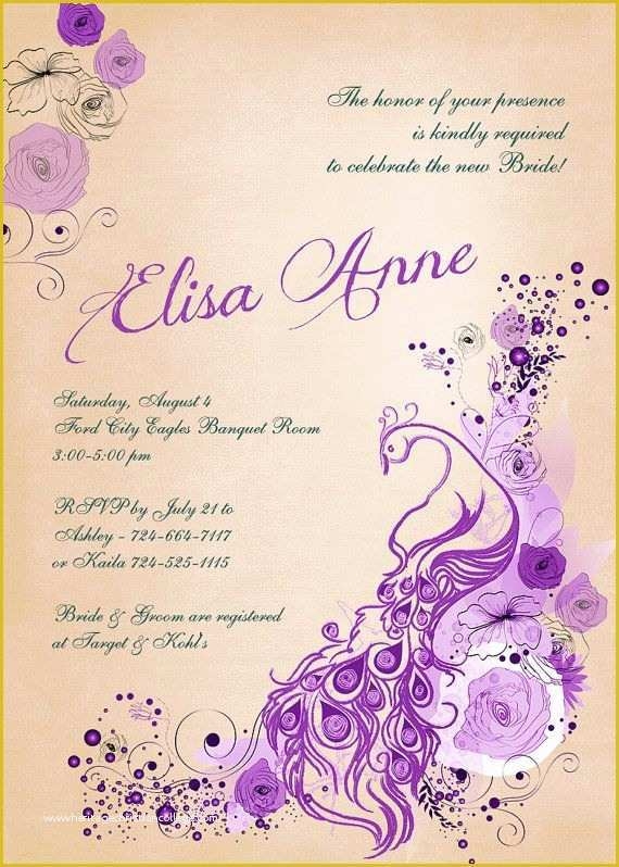 Free Peacock Wedding Invitation Templates Of Designs Wedding Invitation 