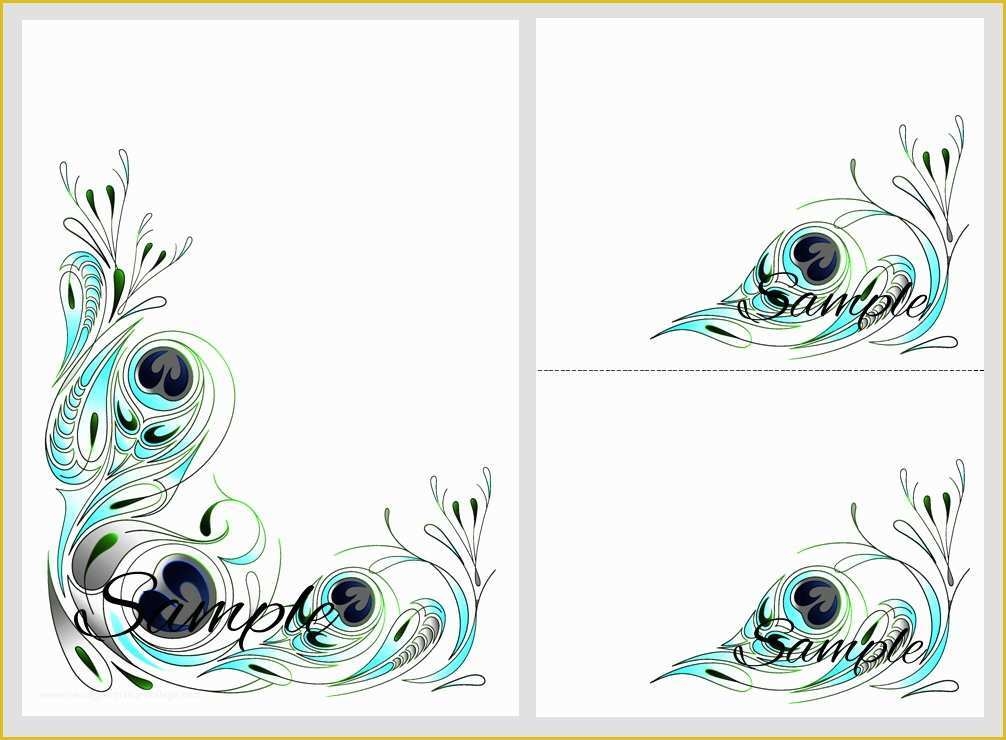 Free Peacock Wedding Invitation Templates Of Peacock Wedding 