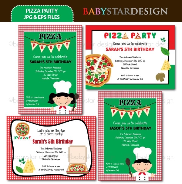 Free Pizza Invitation