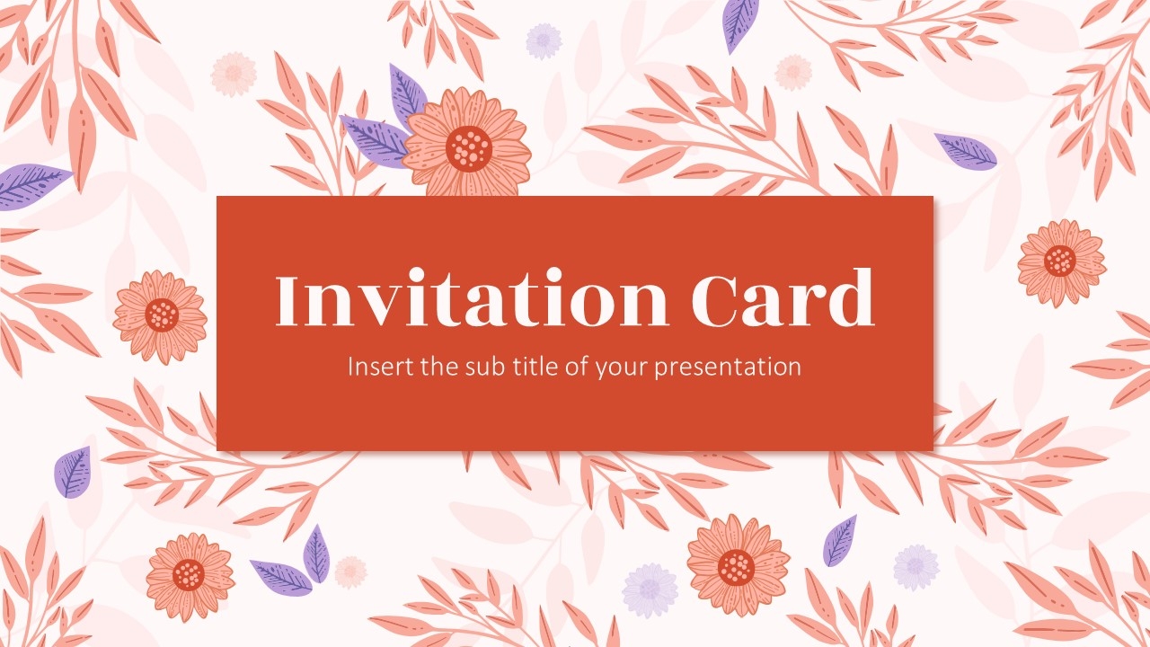 Free Powerpoint Invitation Templates