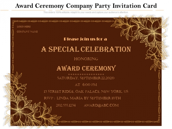 party invitation powerpoint template