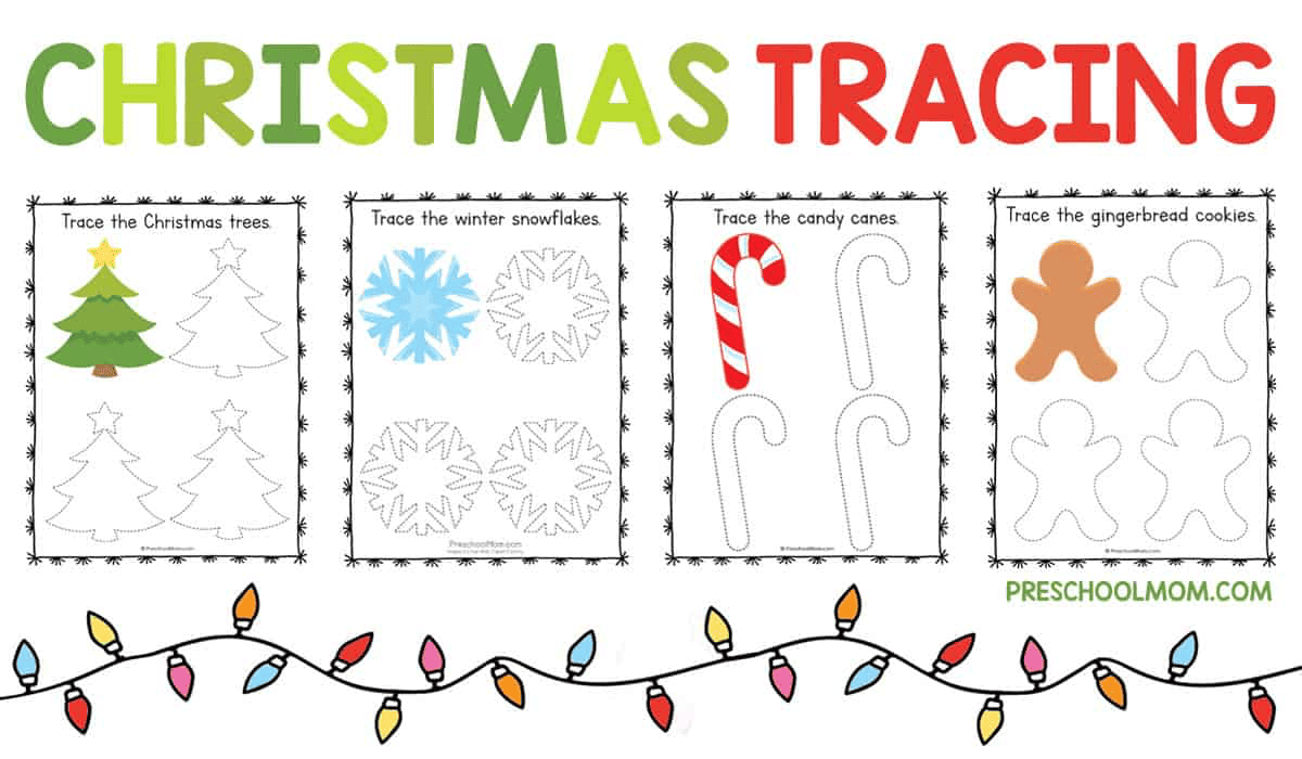christmas worksheet preschool
