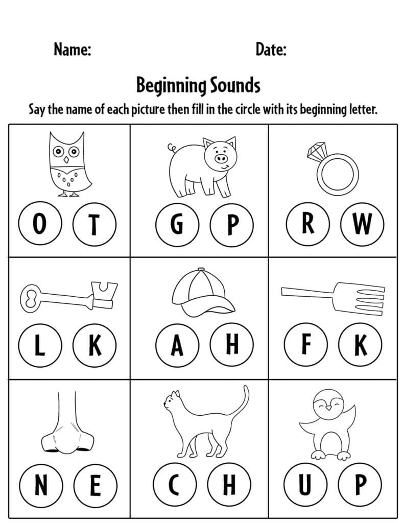 Free Preschool Letters Worksheet Download Free Preschool Letters