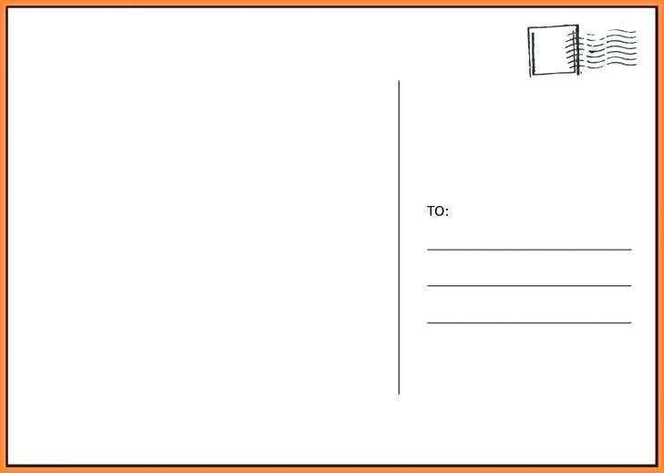 free printable 4x6 postcard template