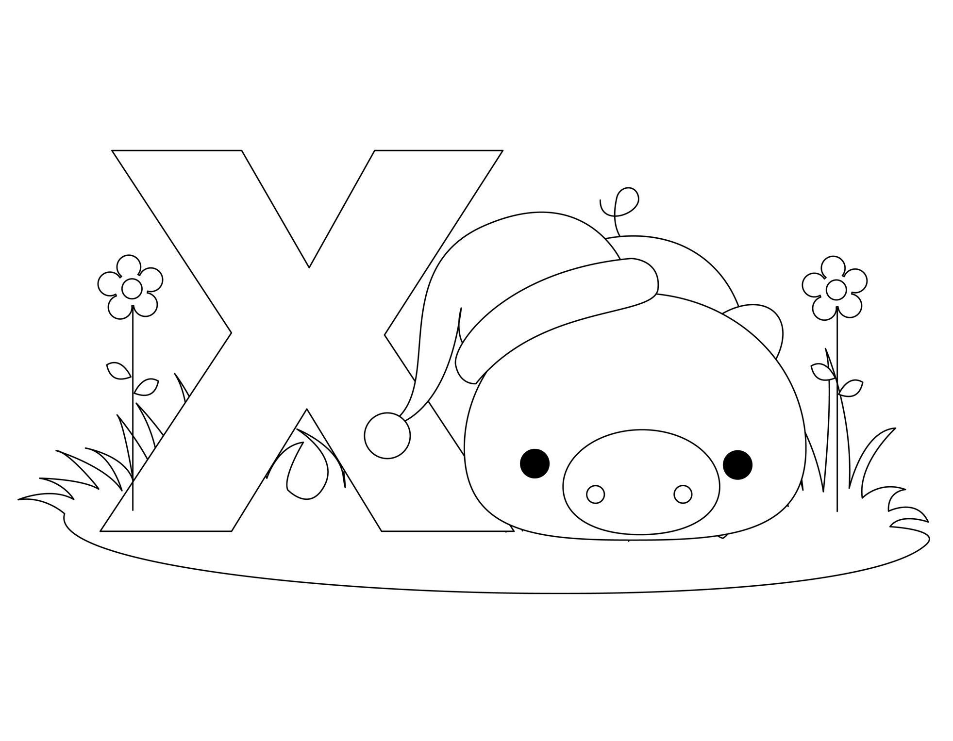 Free Printable Abc Coloring Pages