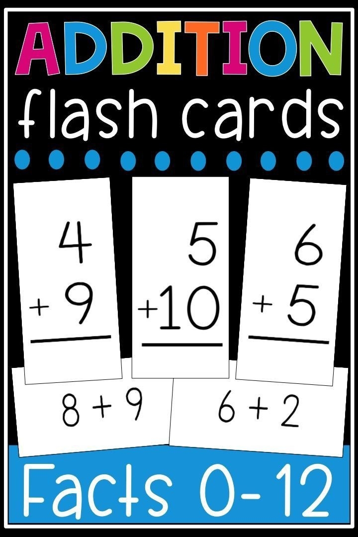 Free Printable Addition Flash Cards Printable Templates Free