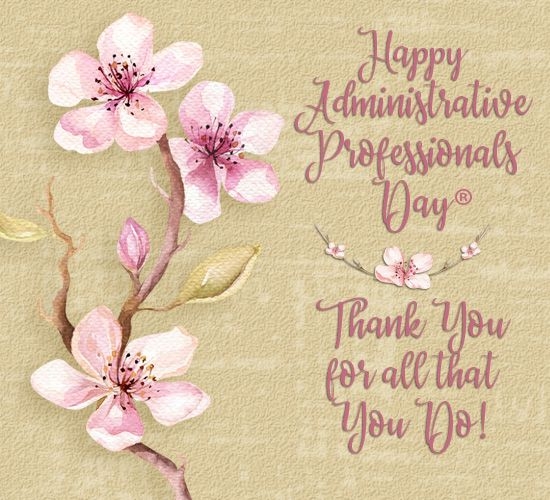 Free Printable Administrative Professionals Day Cards Printable Sight 