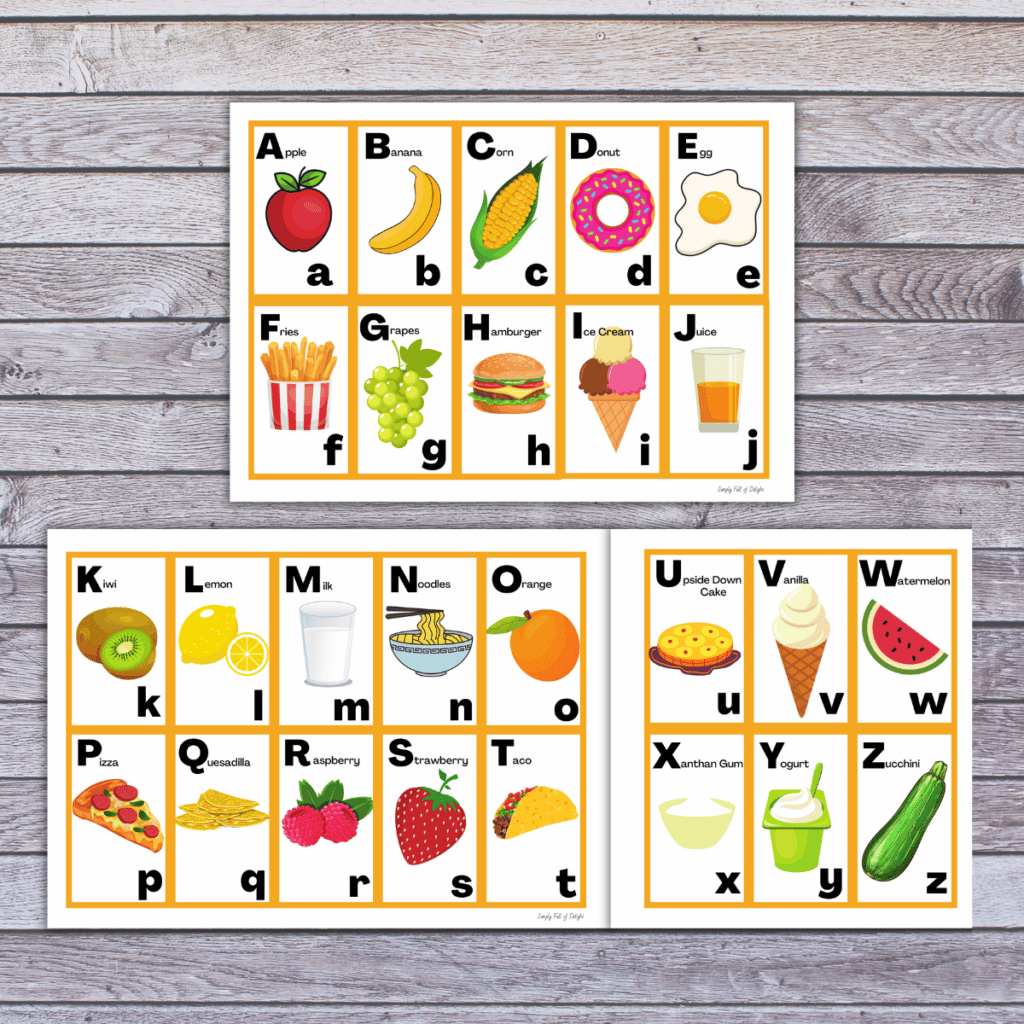 abc alphabet cards printable