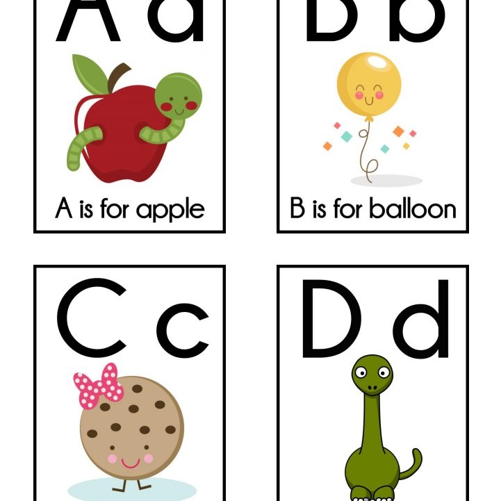 Free Printable Alphabet Letters Flash Cards Alphabet Flash 50 OFF