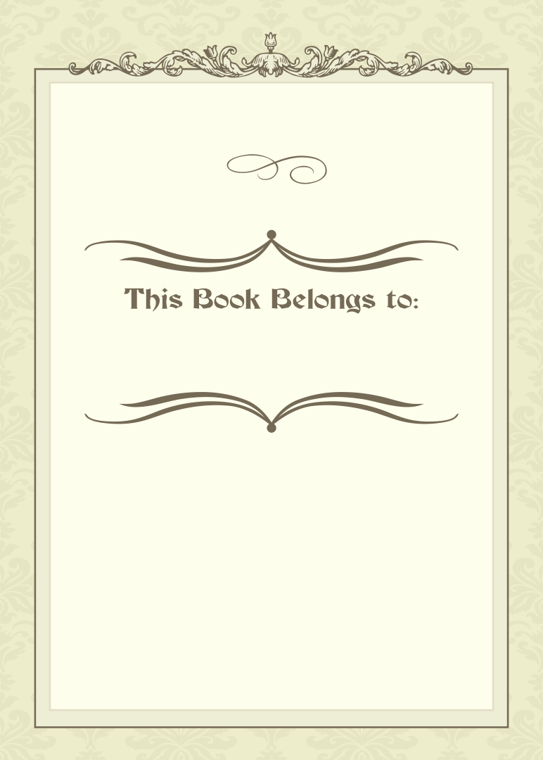Free Printable Bookplate Template Word Printables Template Free