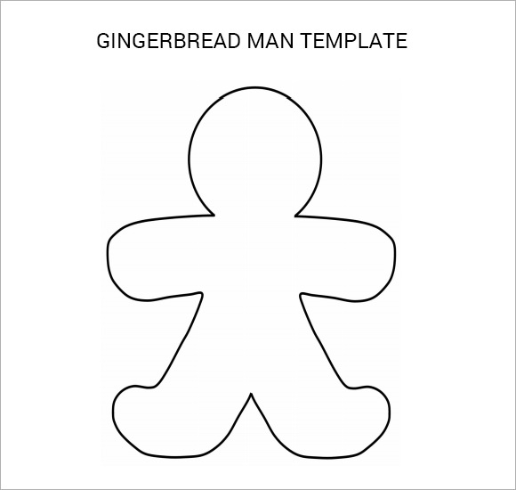 Free Printable Brown Gingerbread Man Template Printable Word Searches