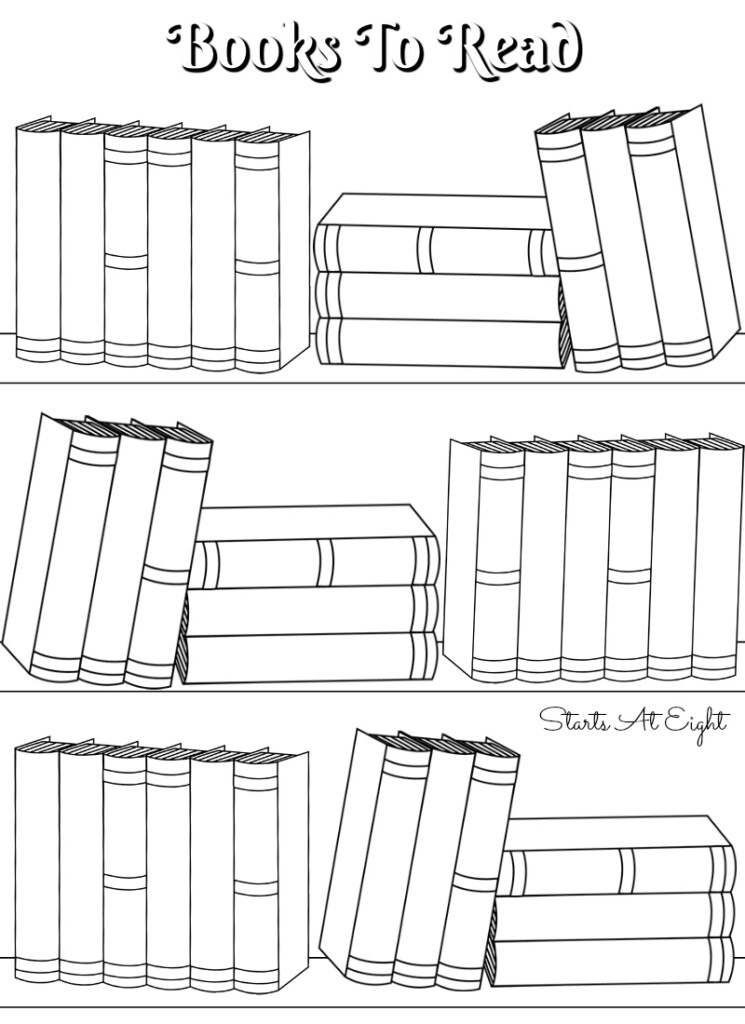 Free Printable Bullet Journal Books To Read Template Printable Bullet 