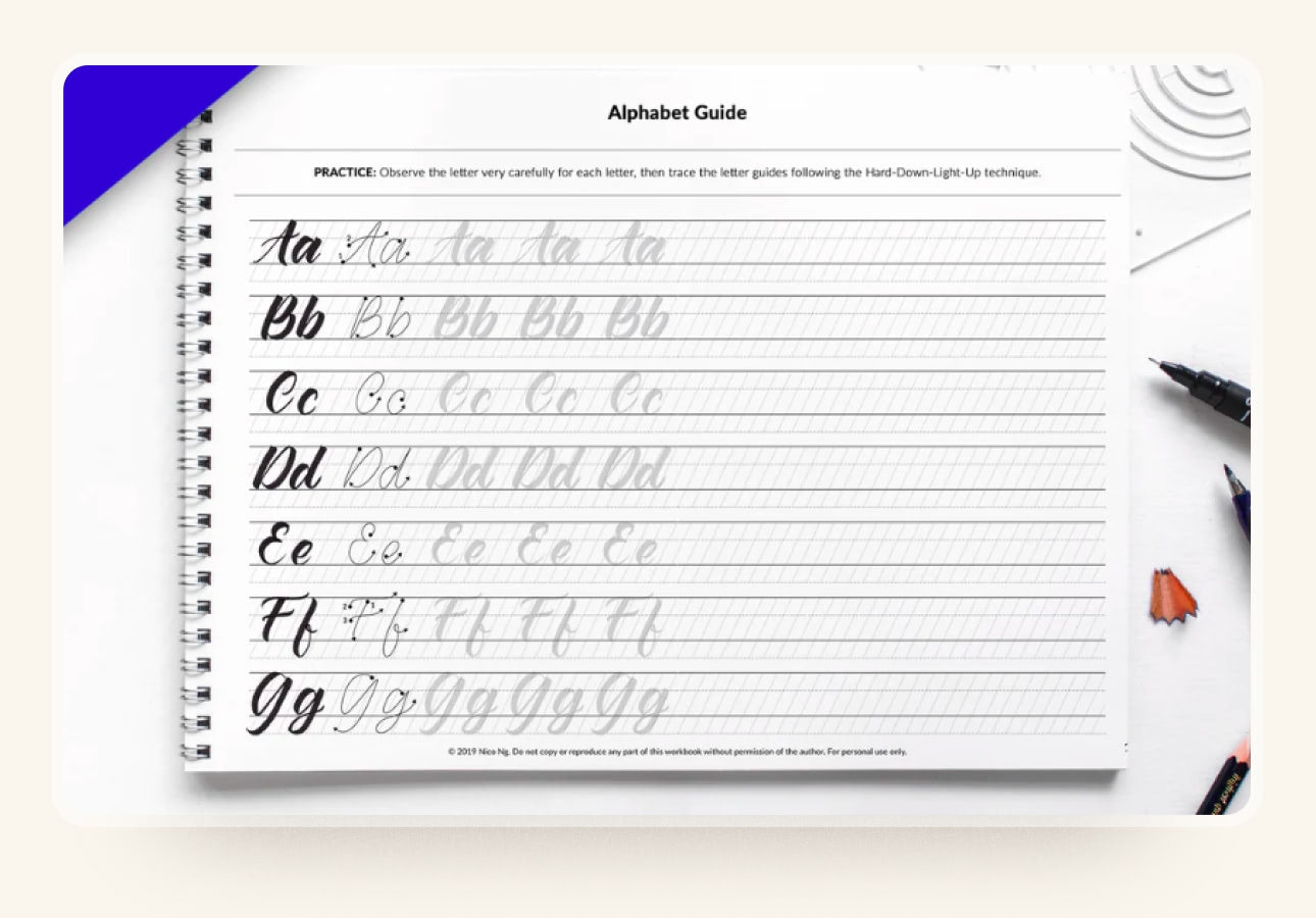 Free Printable Calligraphy Worksheets Pdf Download Free Printable