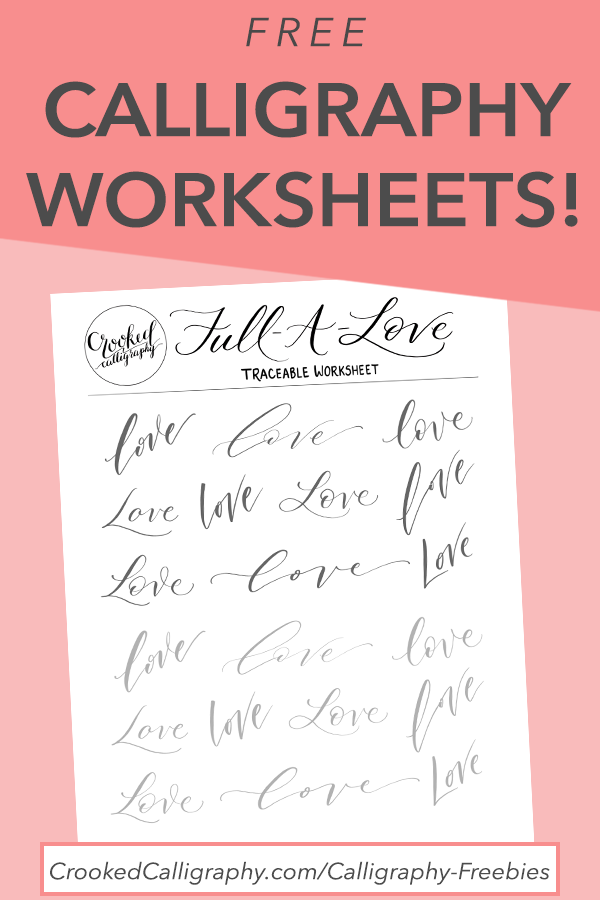Free Printable Calligraphy Worksheets Printable Templates Free