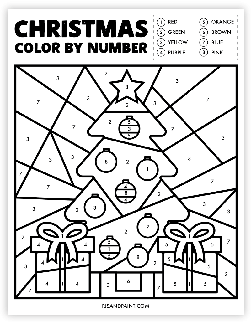 Free Printable Christmas Color Pages