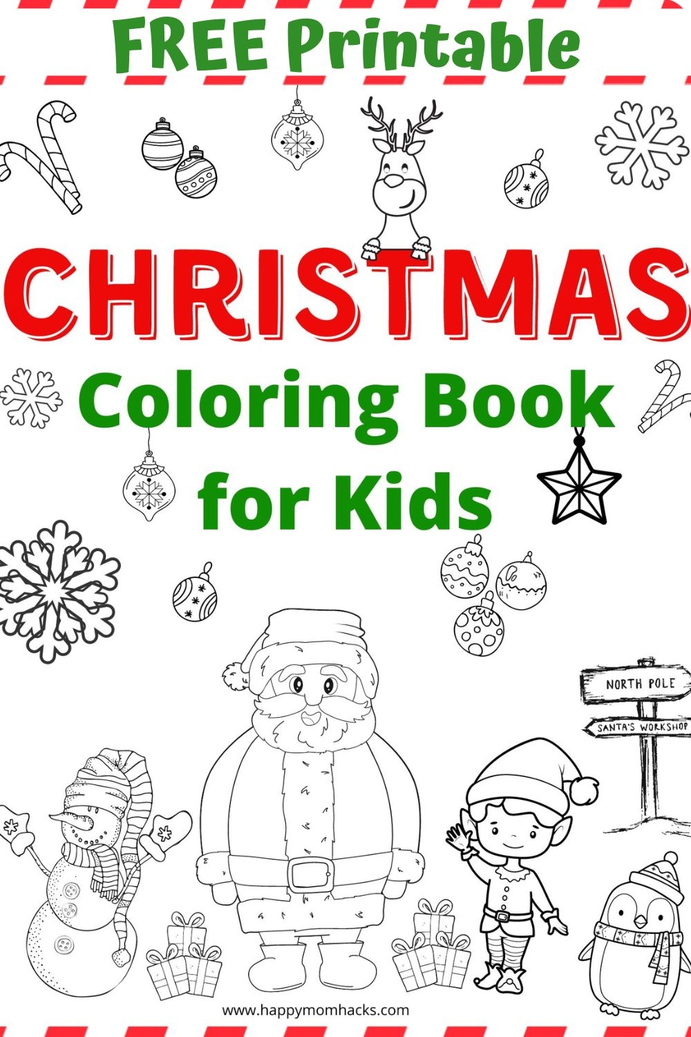 Free Printable Christmas Coloring Sheets For Kids