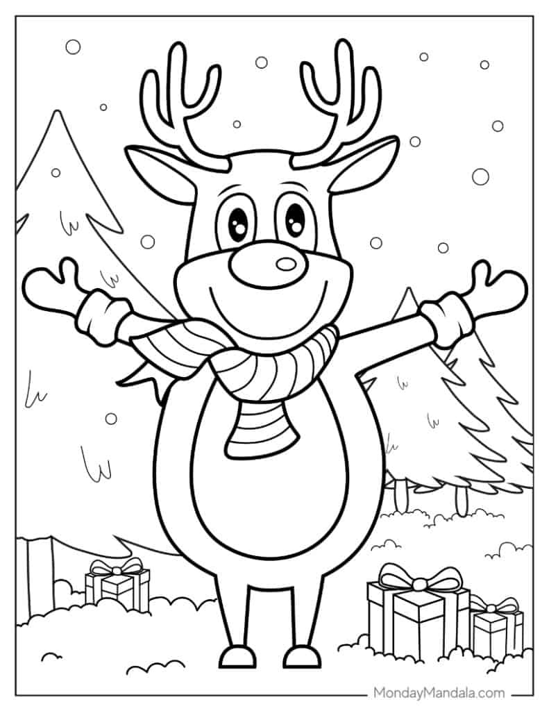 Free Printable Christmas Coloring Worksheets Printable Worksheets