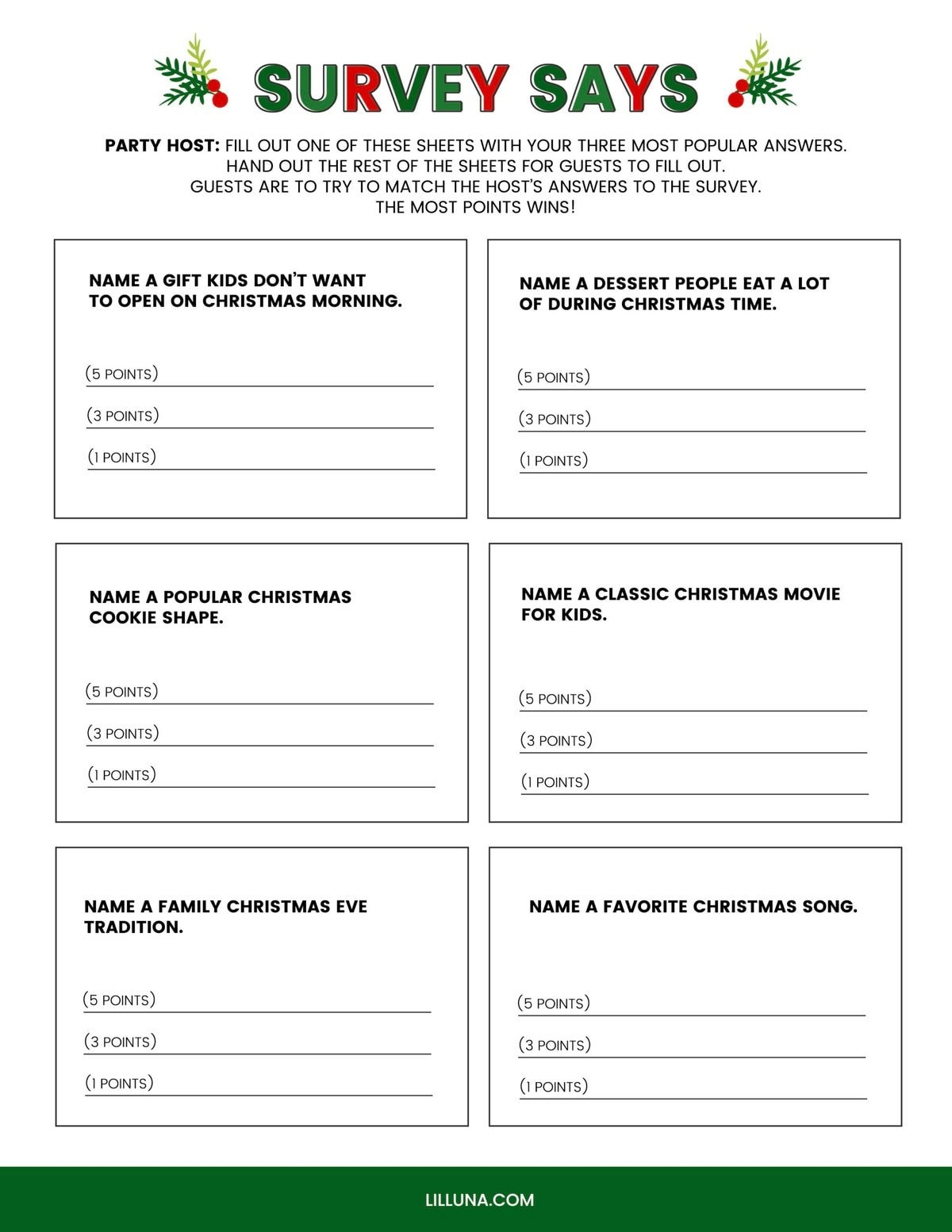 www lifeovercs com free printable christmas games