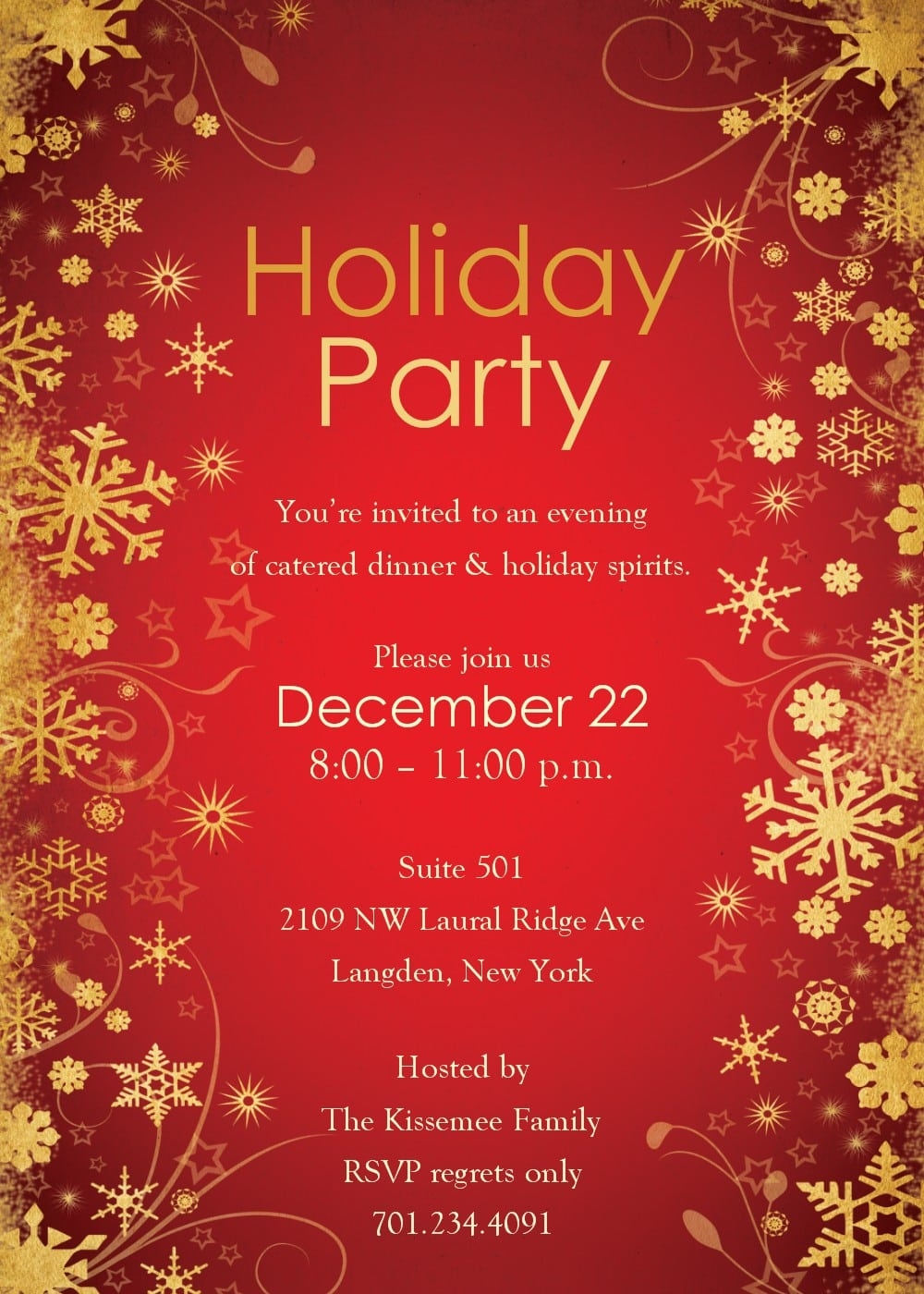 free printable christmas invitations templates