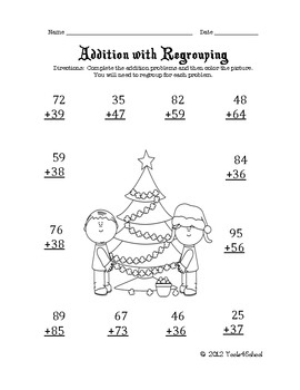 printable christmas worksheets for 3rd grade