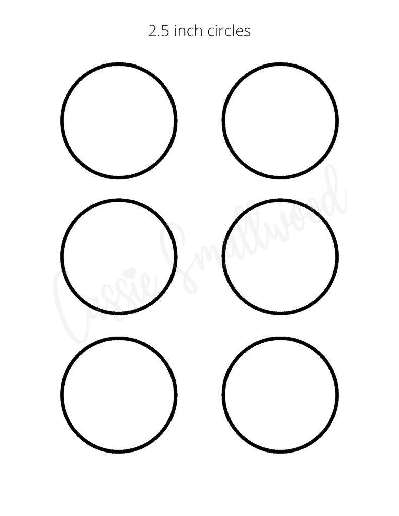 Free Printable Circle Templates Daily Printables 51 OFF