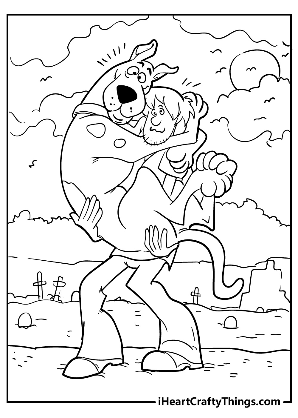 Free Printable Coloring Pages Scooby Doo FREE Printable A Z