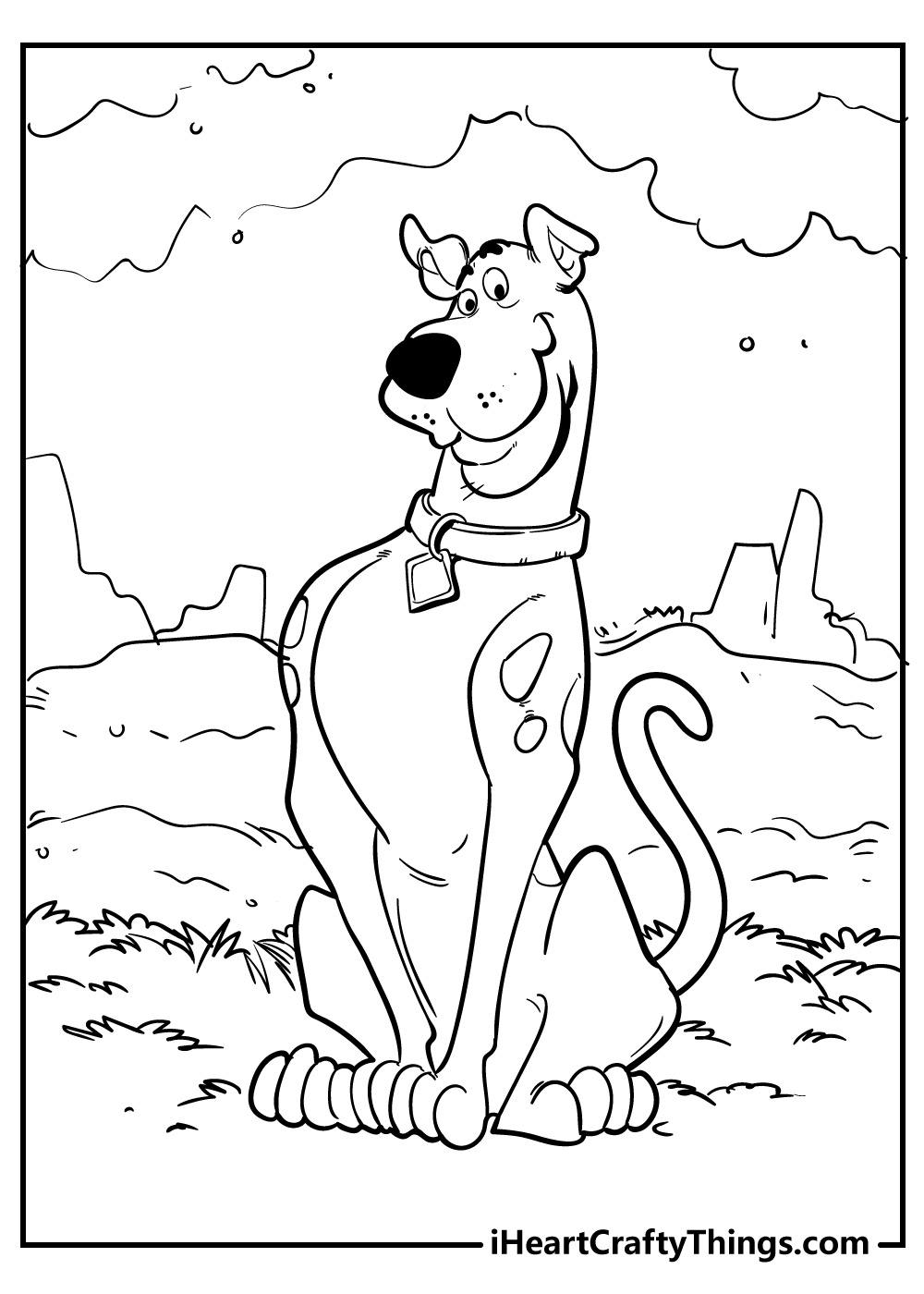 Free Printable Coloring Pages Scooby Doo FREE Printable A Z