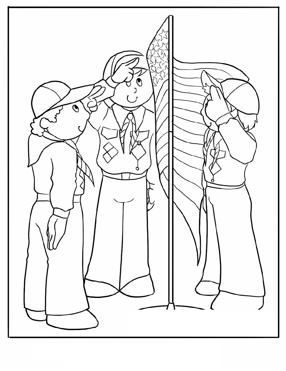 Free Printable Cub Scout Coloring Pages